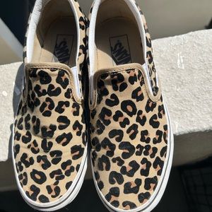 Cheetah print vans